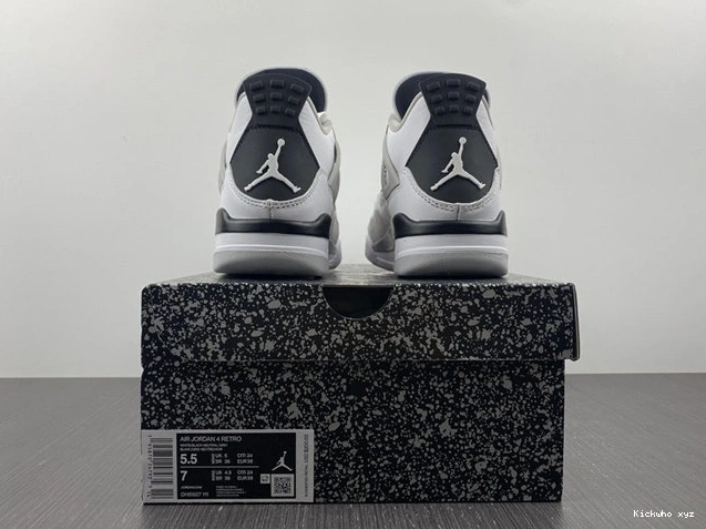 Neat Retro 3860 DH6927- Black Jordan 4 Military 1027